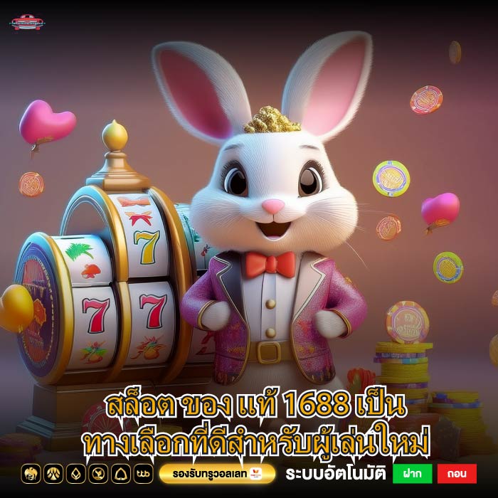 สล็อต ของ แท้ 1688 เป็นทางเลือกที่ดีสำหรับผู้เล่นใหม่